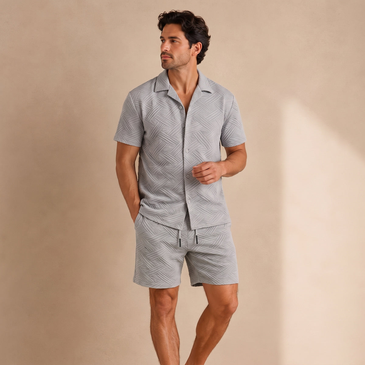 Braxton | Summer Shirt and Shorts Co Ord Set