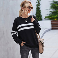 Calliope women's cropped striped jumper detail