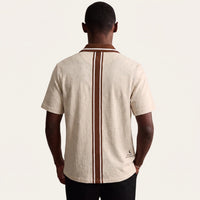 Keith | Textured Jacquard Short Sleeve Polo Shirt