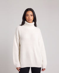 Lettice | Women's Oversized Turtleneck Jumper