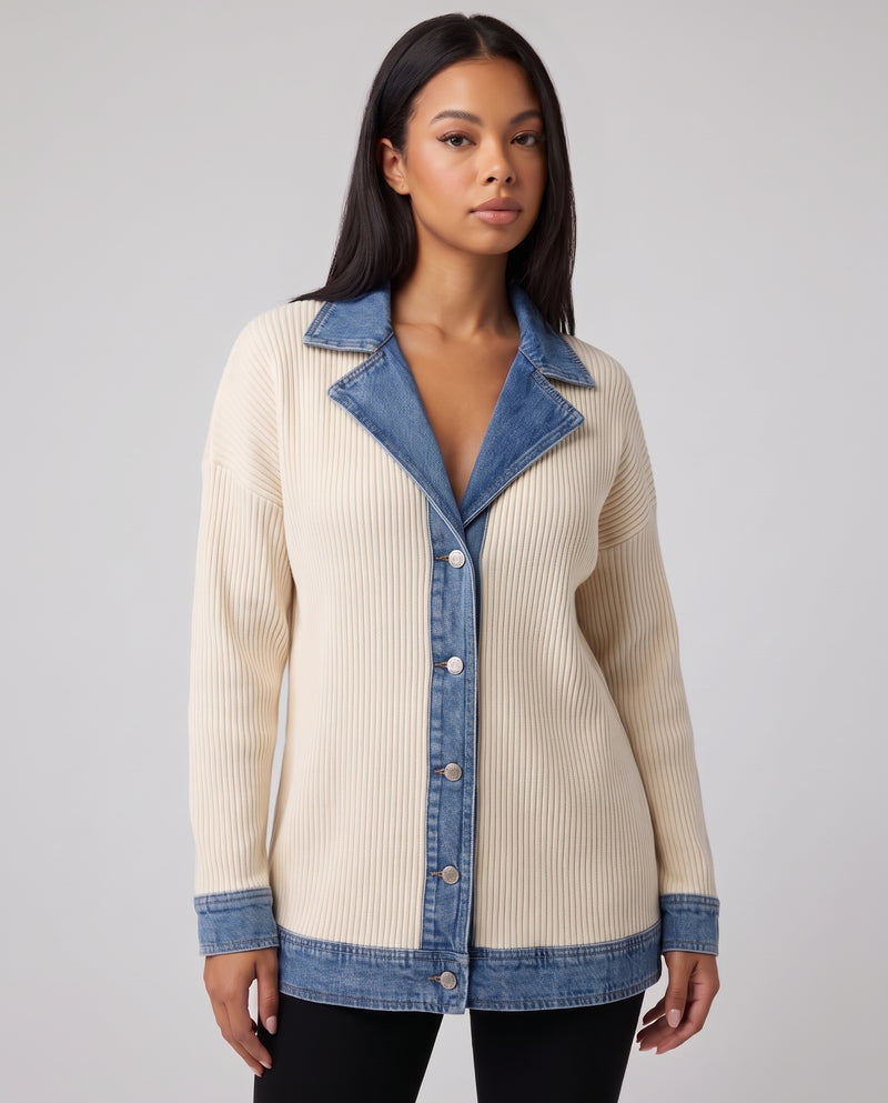Angelique | Women's Hybrid Denim Jacket