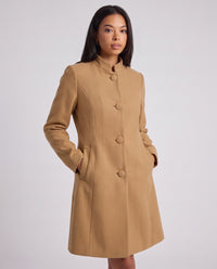 Jessamine | Women's Button Front A-Line Coat