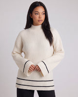 Alida | Women's Ribbed Tunic Jumper