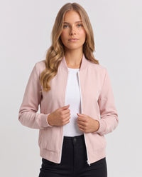 Claudette | Women's Zip Up Bomber Jacket