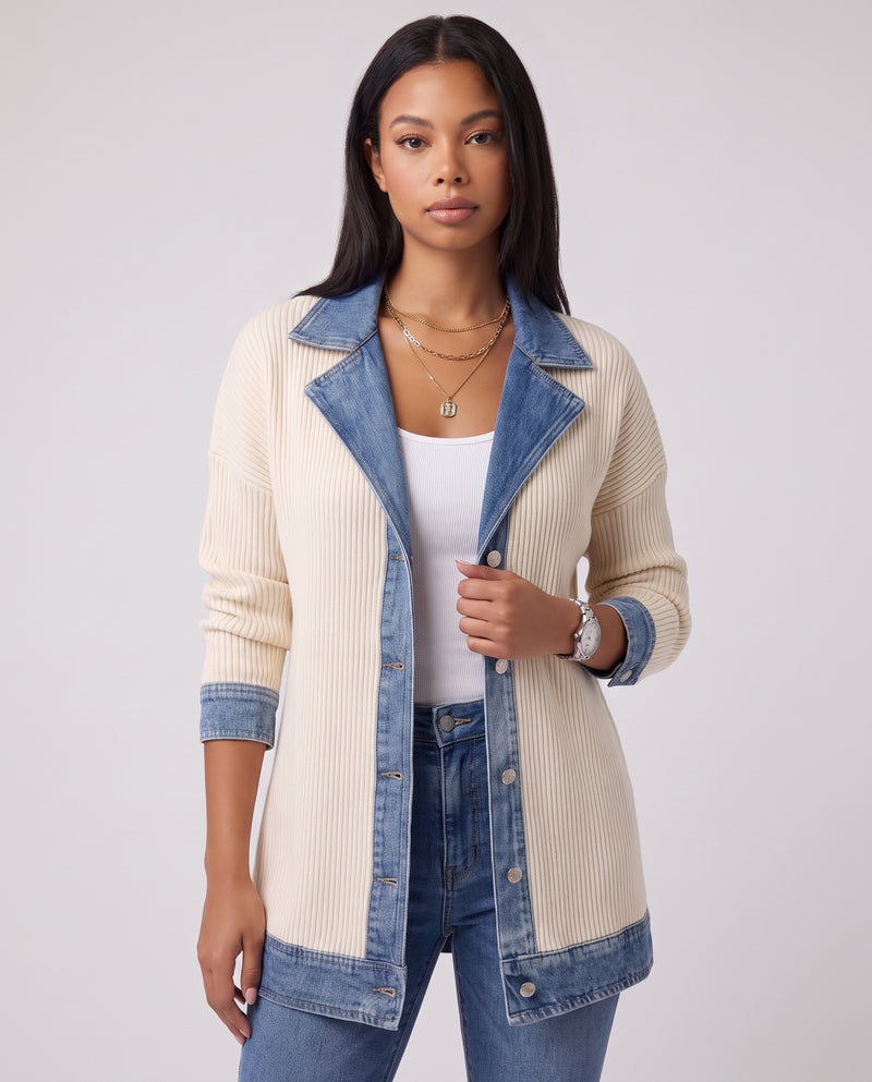 Angelique | Women's Hybrid Denim Jacket