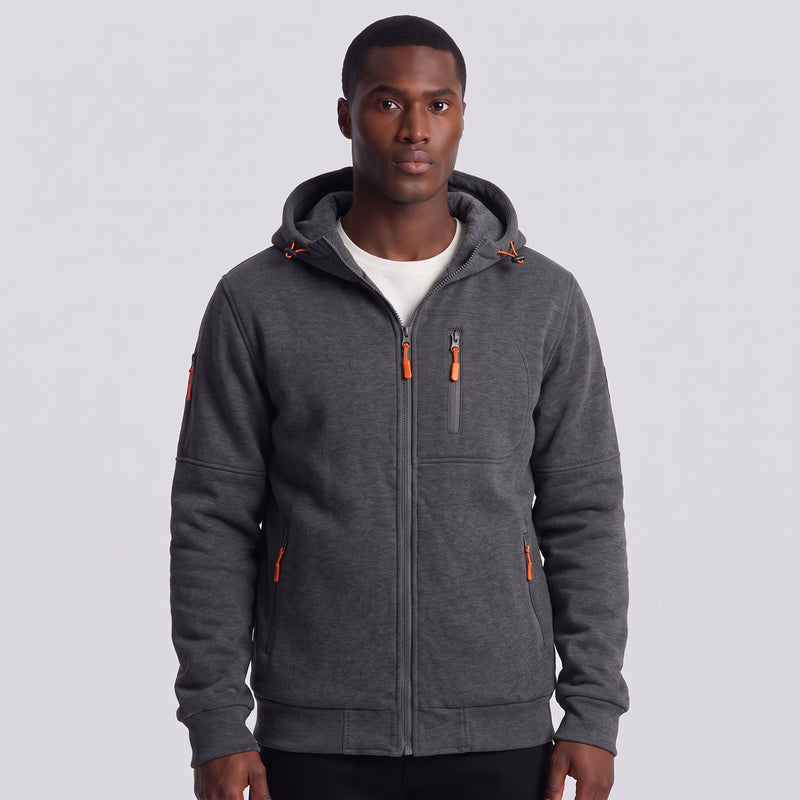 Cadmus | Men's Cotton Zip-Up Hoodie