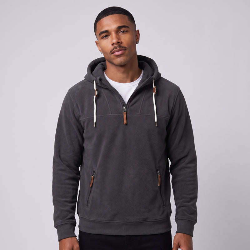 Kipling | Men's Half-Zip Pullover Hoodie with Kangaroo Pocket