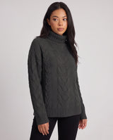 Drusilla | Women's Turtleneck Cable Knit Jumper
