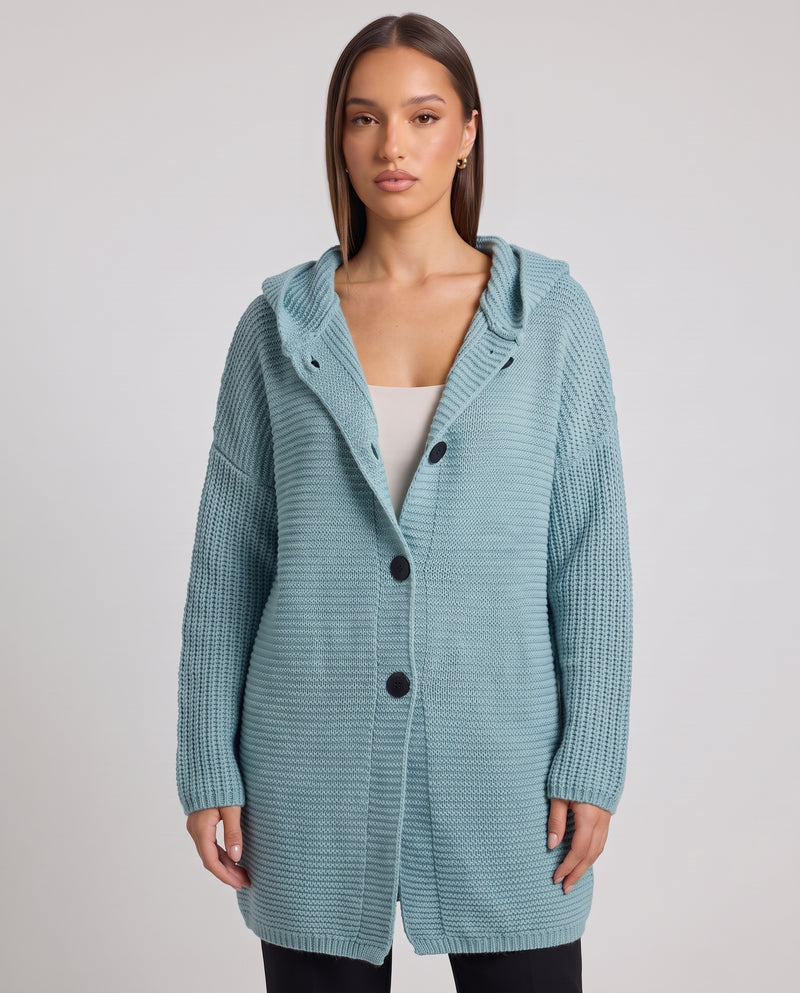 Endellion | Women's Hooded Oversized Cardigan