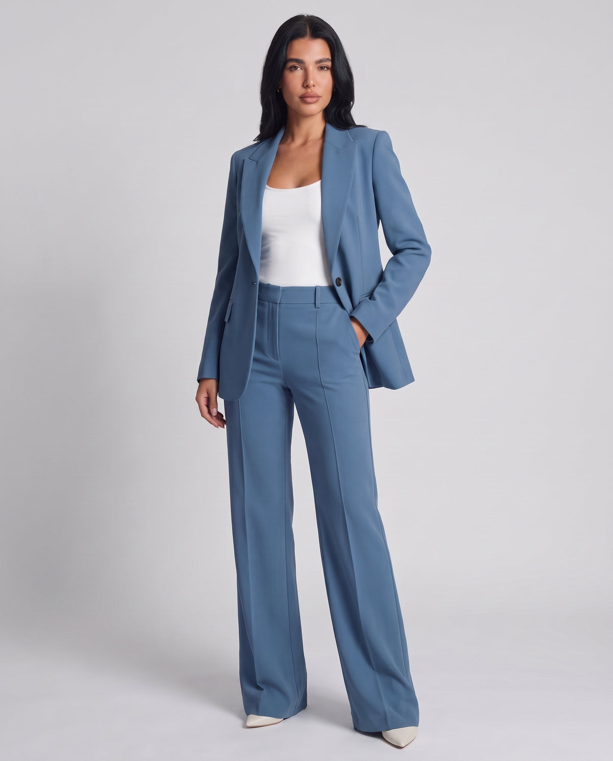 Clarabel | Women's Wide Leg Trouser Suit Set