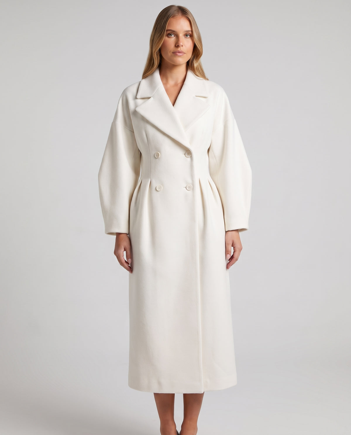 Philippa | Women's Double Breasted Long Coat