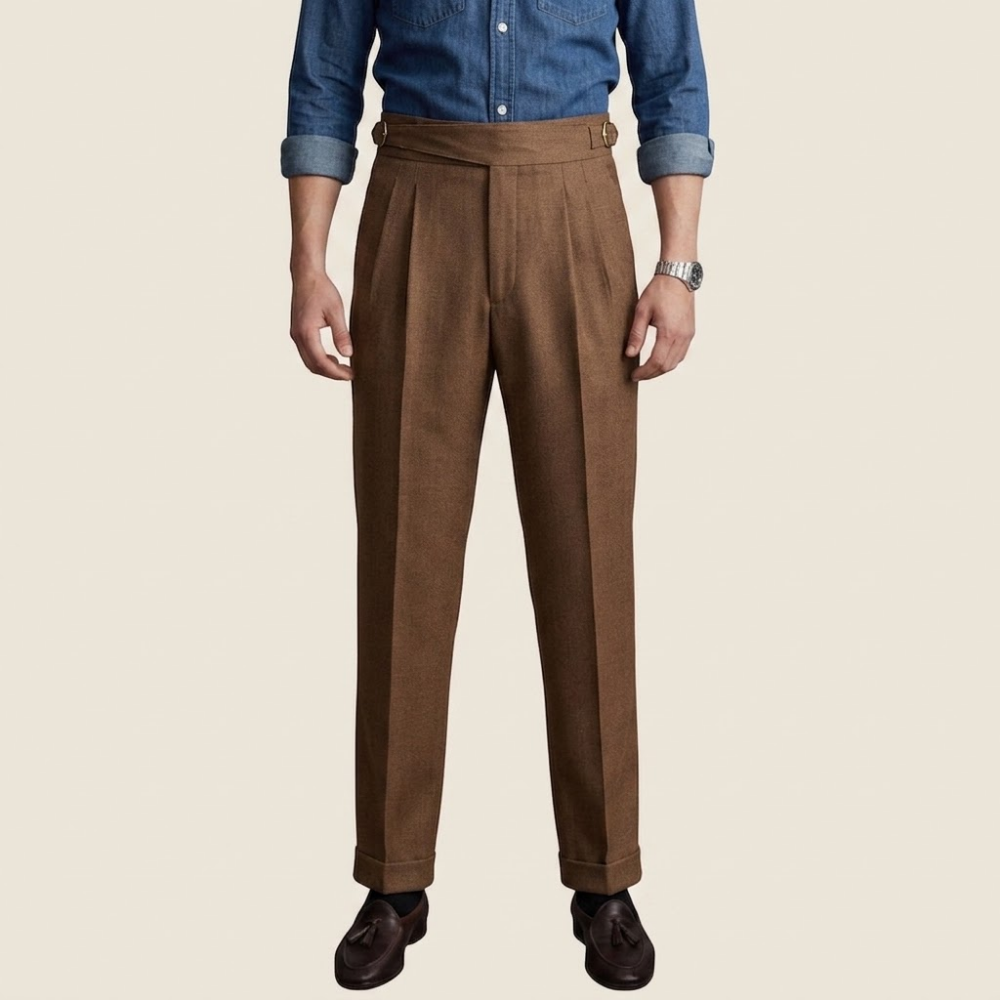 Stratford dress trousers in Coffee