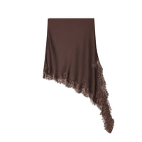 Zara | Lace Trim Asymmetric Slip Skirt