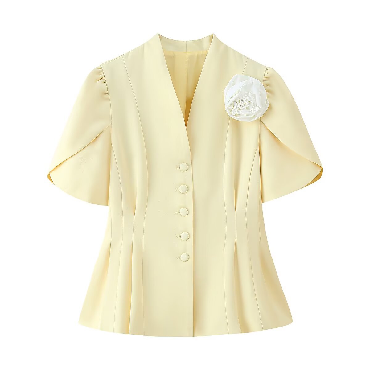 Francesca | Fitted Peplum Top