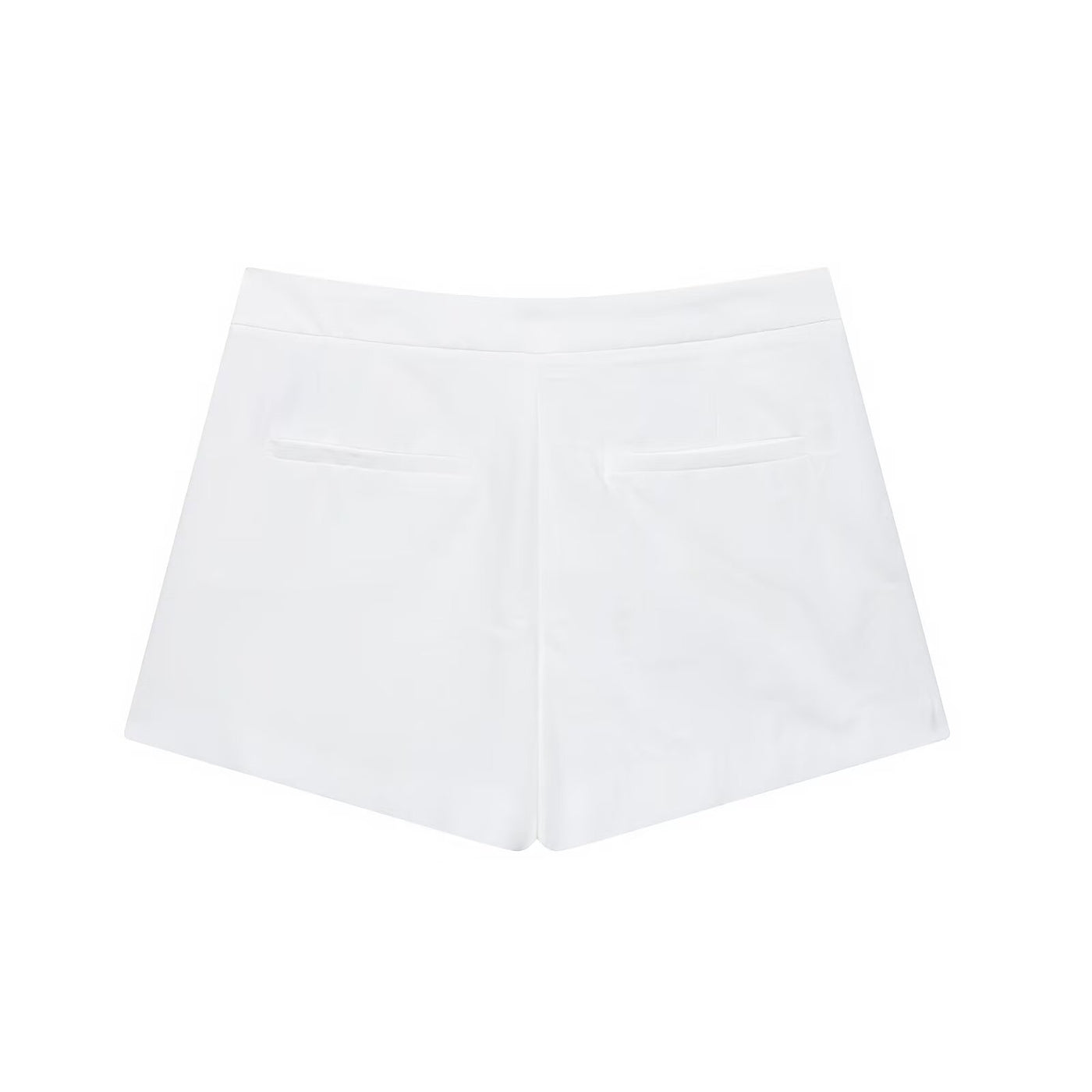 Hattie | High-Waist Tailored Shorts with Slash Pockets