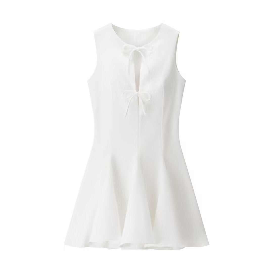 Mollie | Cut Out Pleated Mini Dress