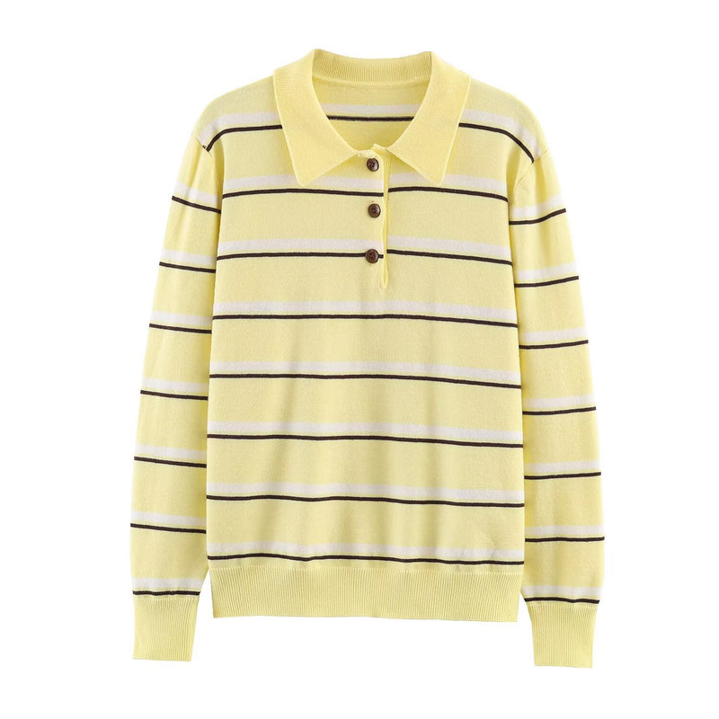 Iris | striped knit top