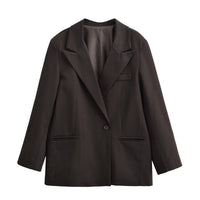 Victoria | Oversized Single Button Blazer