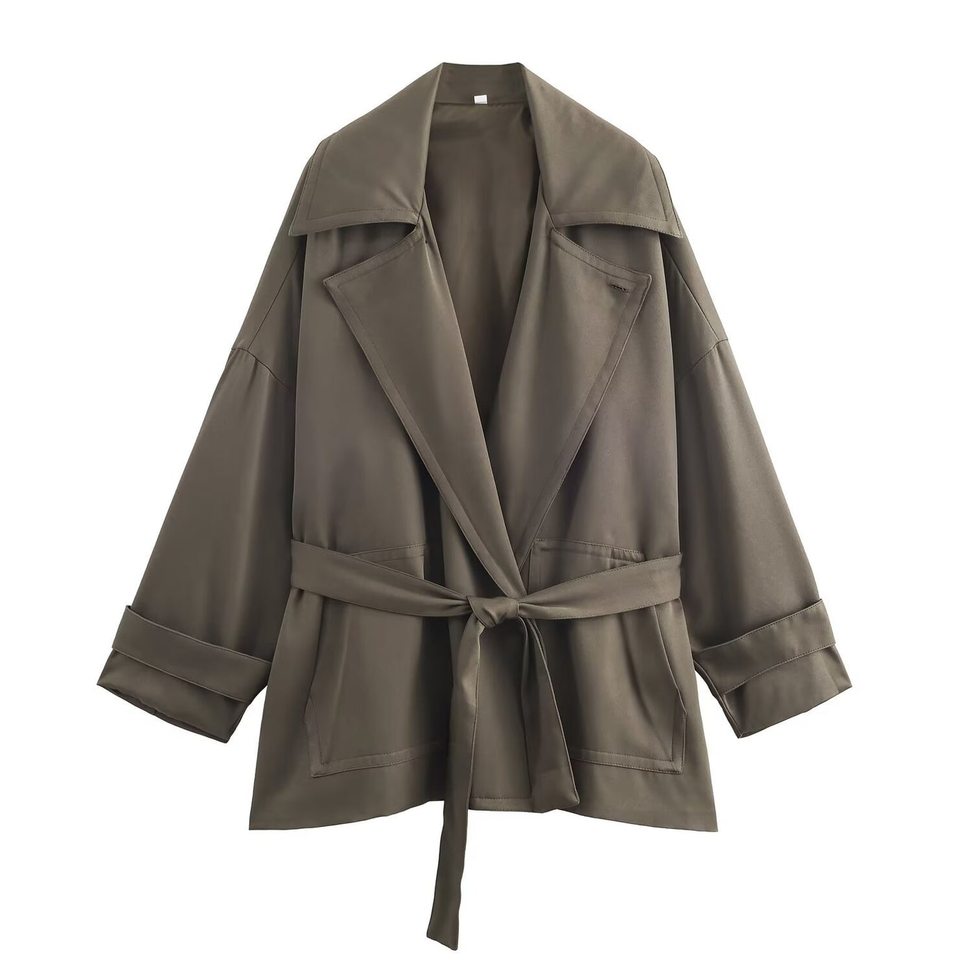 Beatrice | Wrap Jacket Wide Leg Trench-Style Co-ord Set