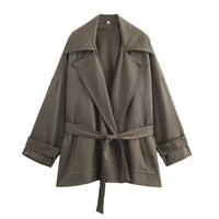 Beatrice | Wrap Jacket Wide Leg Trench-Style Co-ord Set