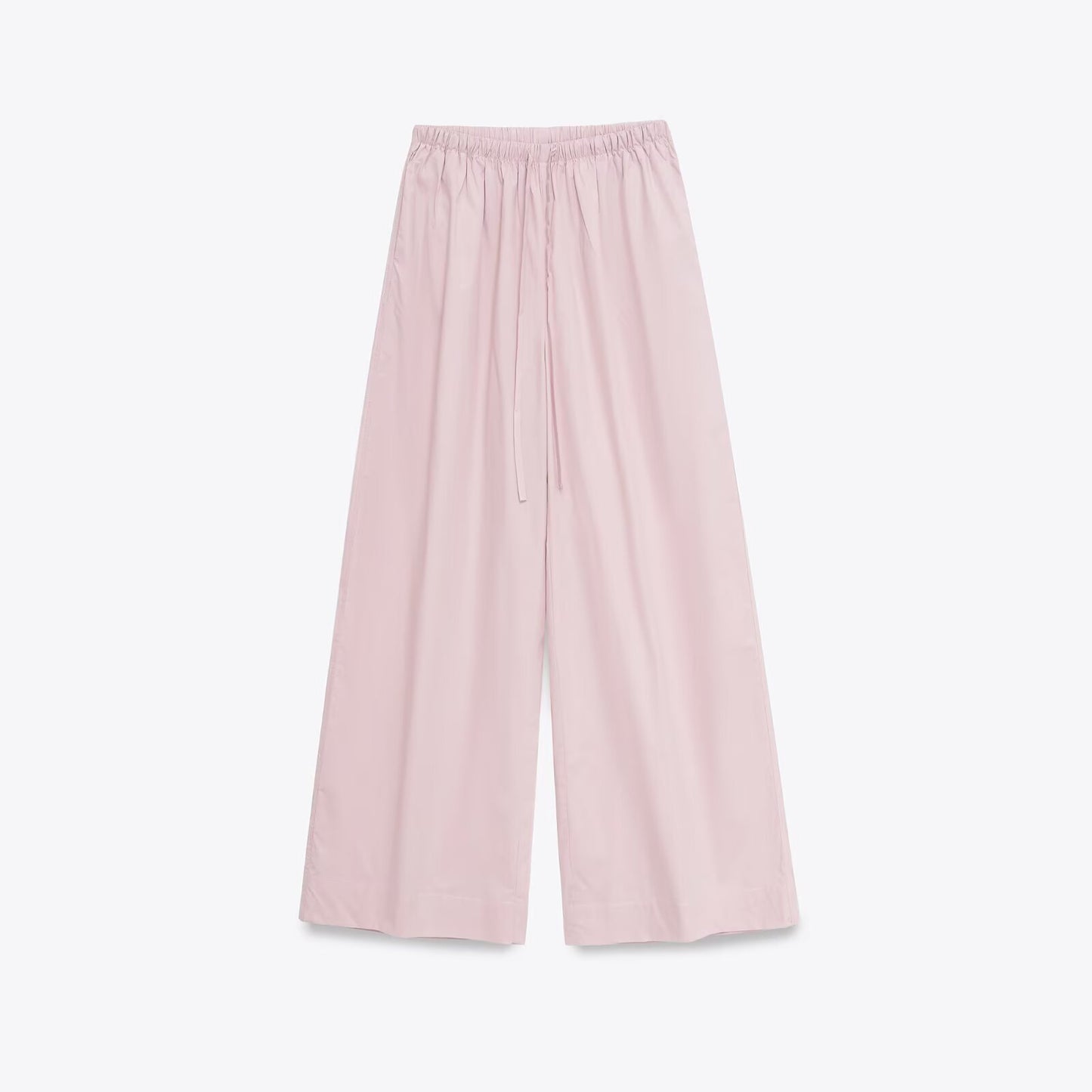 Rosie | Pink Cotton Wide Leg Co-ord Set