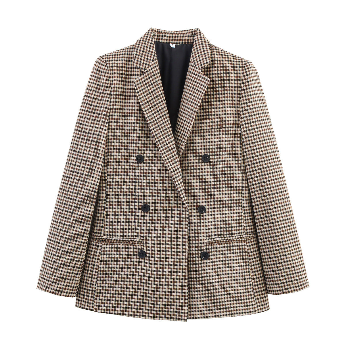 Olivia | Check Double Breasted Blazer