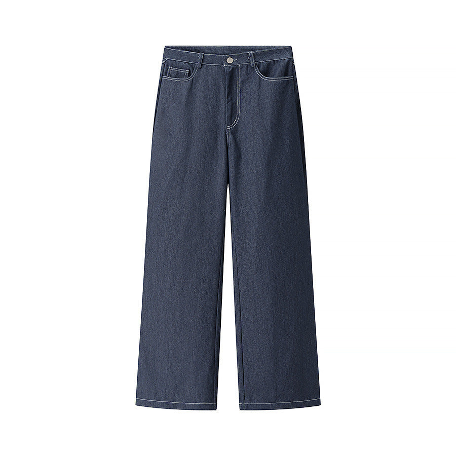Lola | Dark Wash Denim Jacket Wide Leg Jeans Set