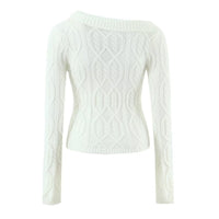 Ella | Cable Knit One Shoulder Top Co-ord Set