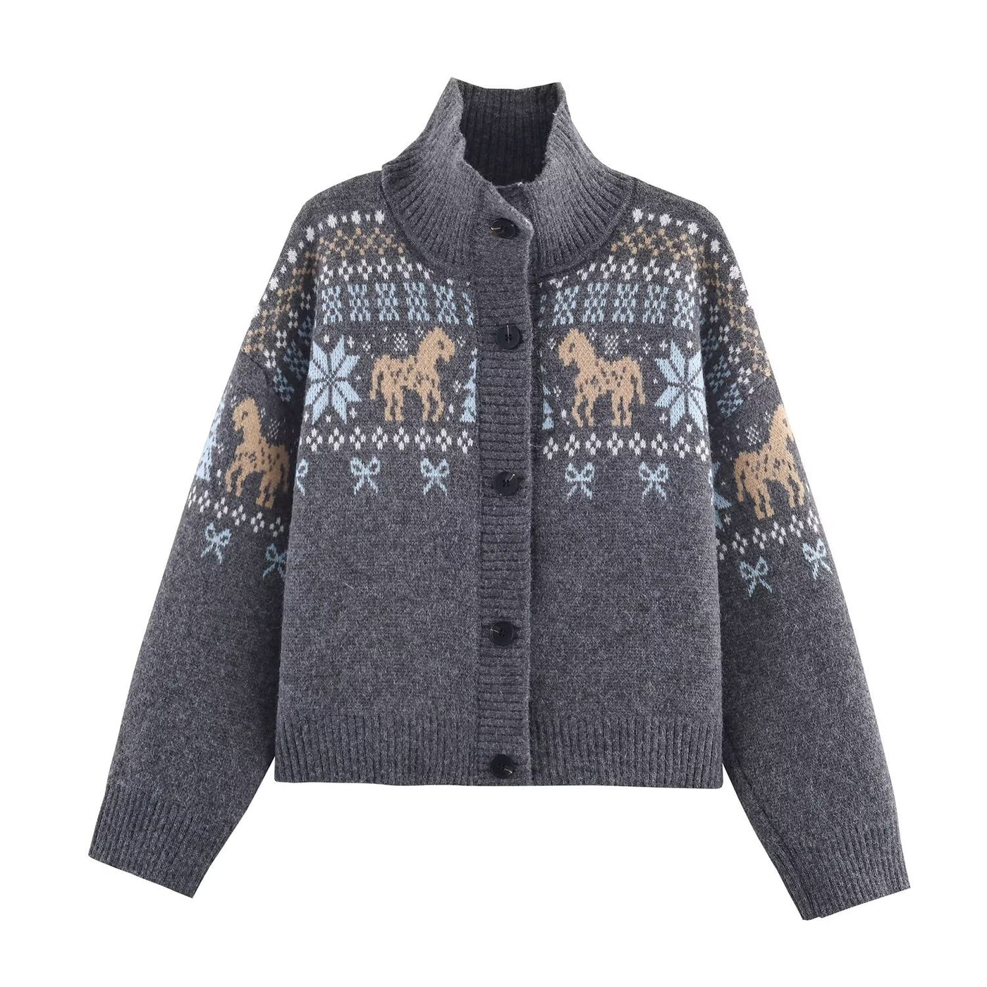 Jasmine | Equestrian Motif Knit Co-ord Set