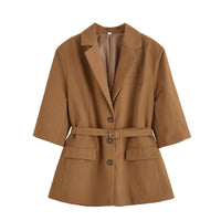 Elizabeth | Tailored Linen Blazer
