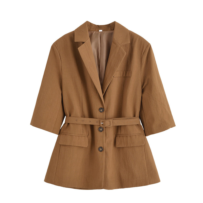 Elizabeth | linen blazer
