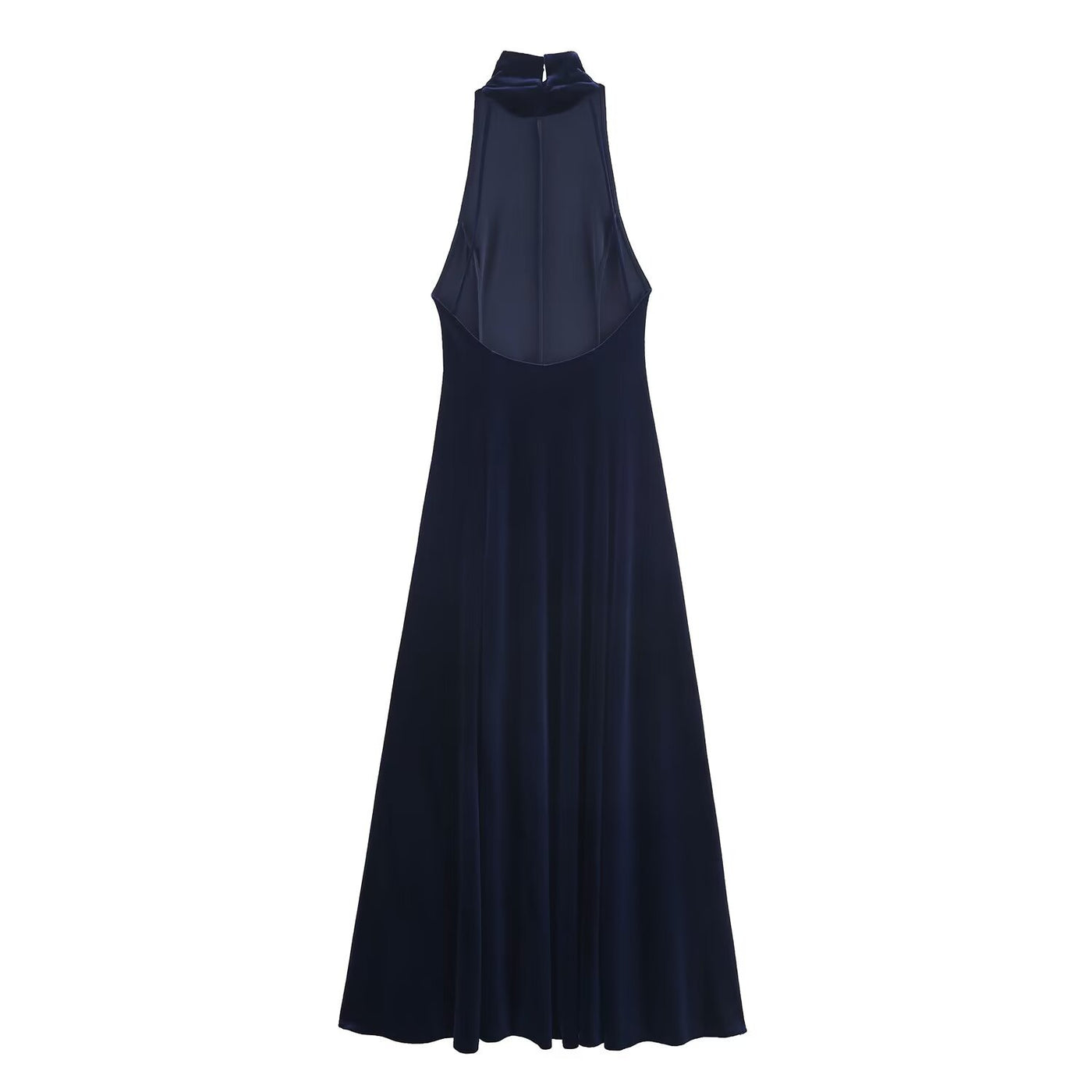 Josephine | Mock Neck Halter Maxi Dress