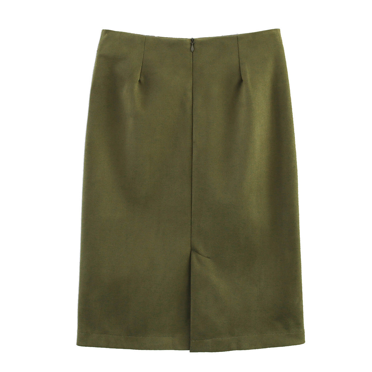 Lyla | Sculpting Brushed Midi Pencil Skirt