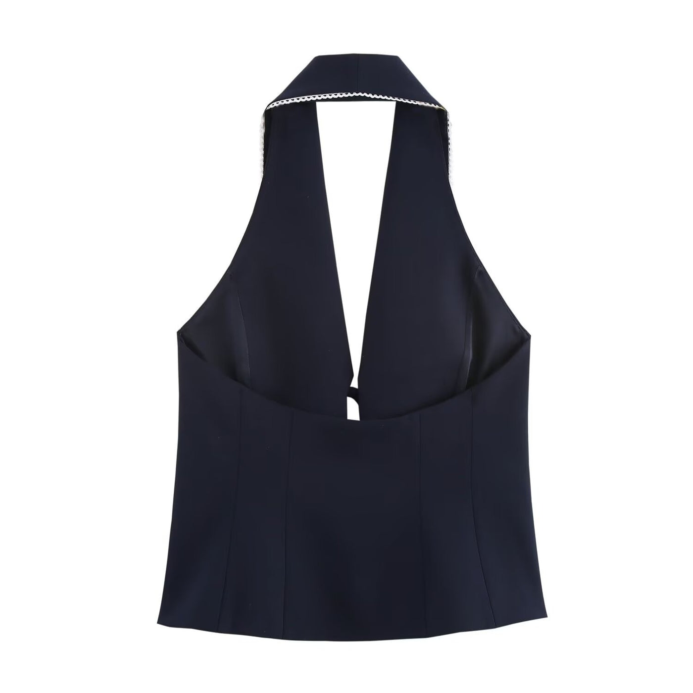 Brianna | Piped Halter Neck & Mini Skirt Co-ord Set