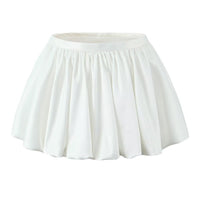 Annabelle | Satin Bubble Mini Skirt