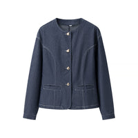 Lola | Dark Wash Denim Jacket Wide Leg Jeans Set