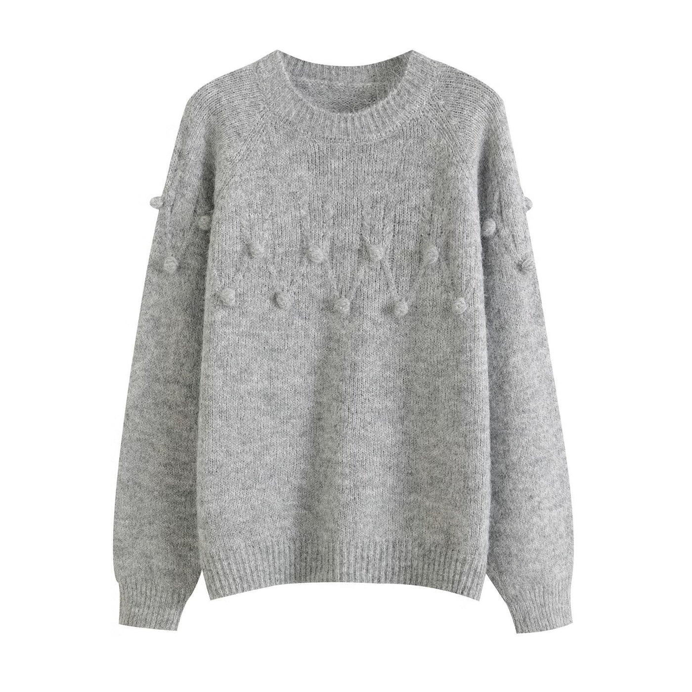 Blythe | Relaxed Pom Pom Knit Top