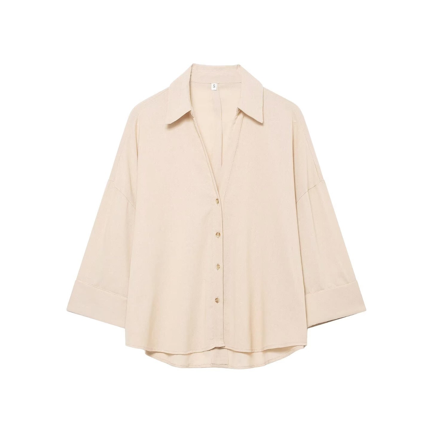 Isla | Summer Oversized Shirt Beige