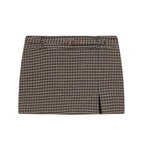 Sara | Check Cropped Jacket Mini Skirt Co-ord Set
