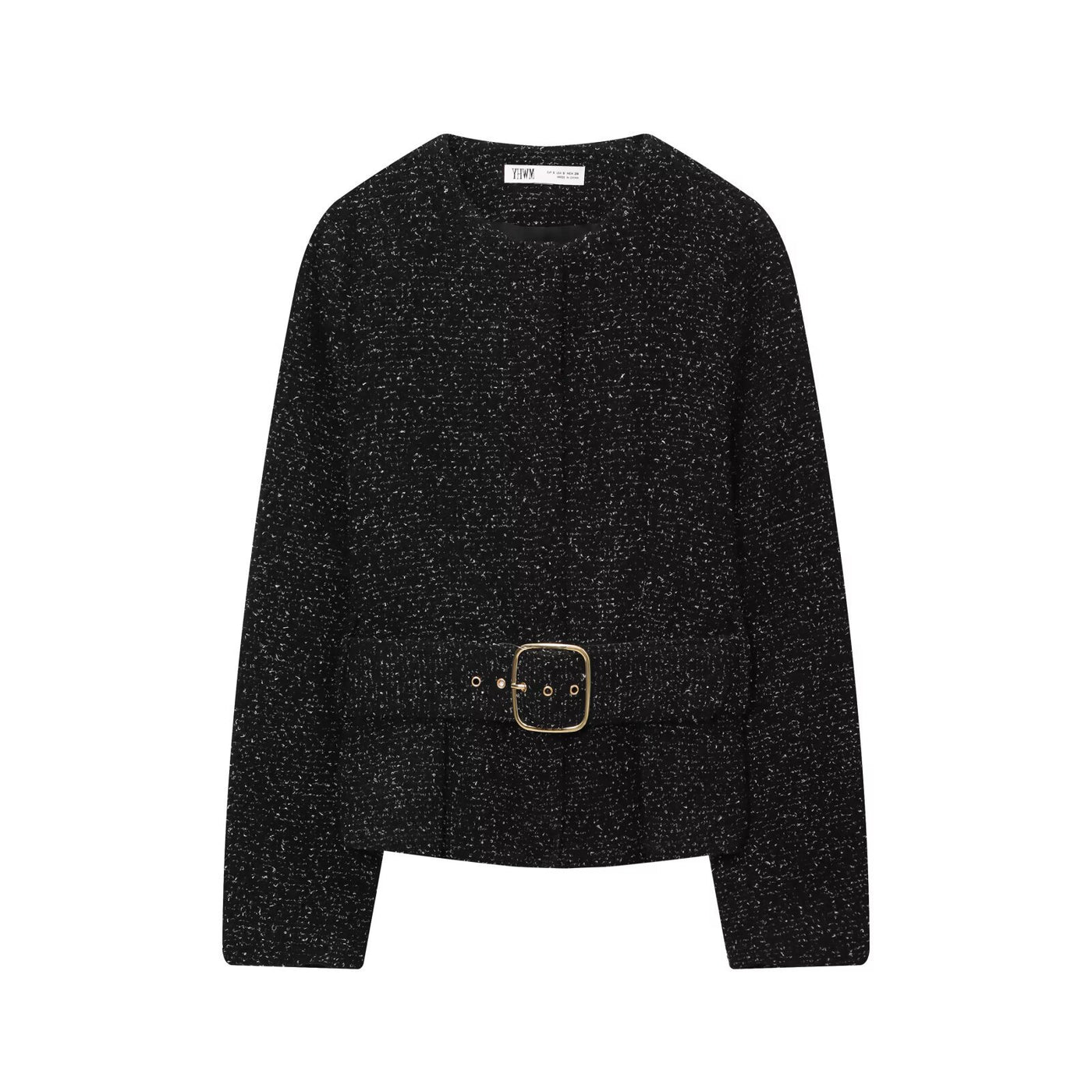 Bonnie | Textured Knit Jacket Mini Skirt Co-ord Set