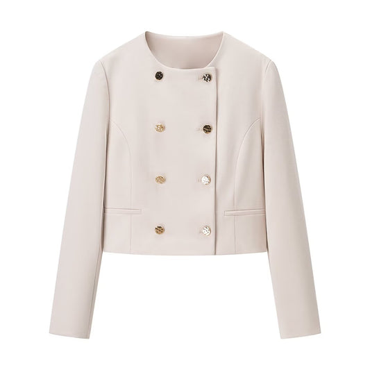 Beatrice | Refined Gold Button Wide Leg Co-ord