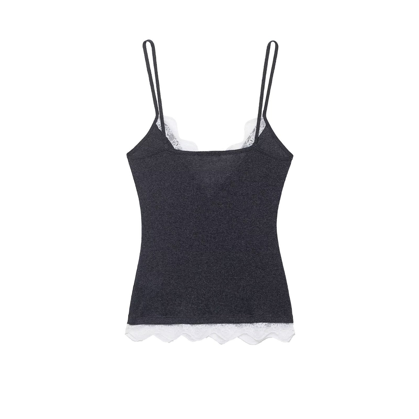 Georgia | Lace Trim V-Neck Cami Top
