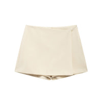 Effie | Wrap-Front Mini Skirt