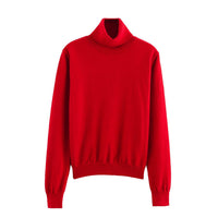 Emilia | Turtleneck Knit Pleated Skirt Co-ord Set