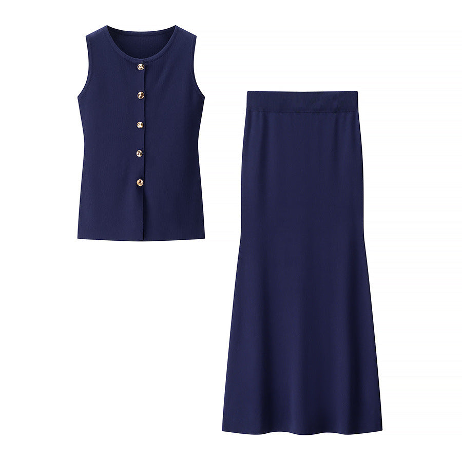Ada | Ribbed Knit Midi Co-ord Set