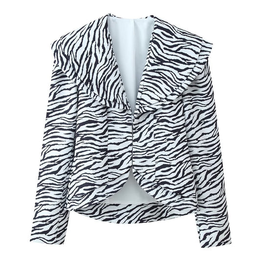 Lola | Zebra Print Blazer Co-ord Set