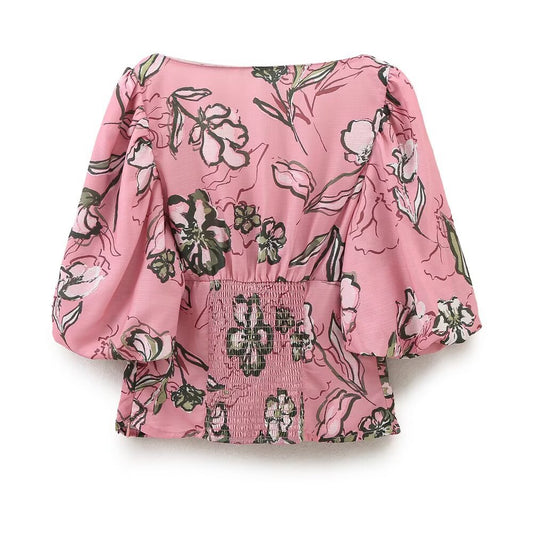 Sienna | Spring Floral Corset Top Pink