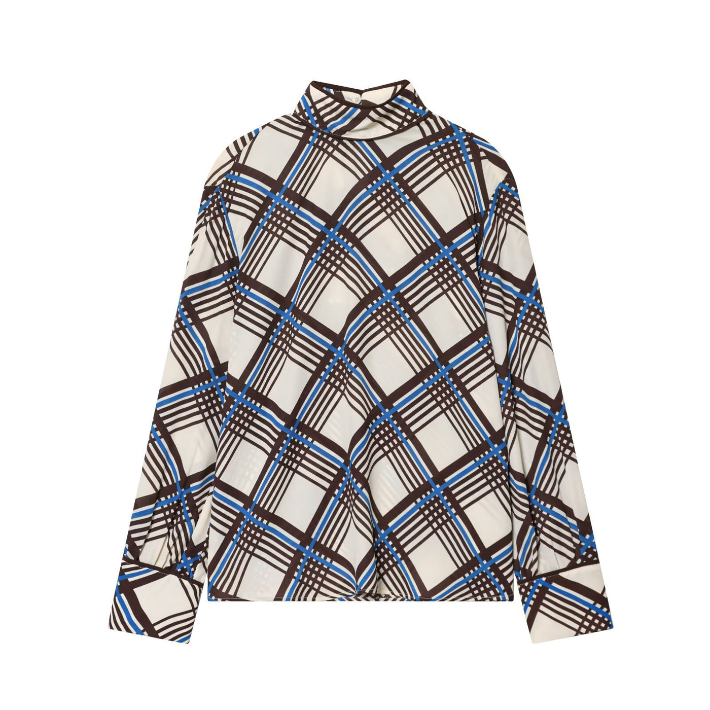 Nell | Plaid Long Sleeve Blouse