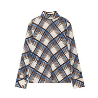 Nell | Plaid Long Sleeve Blouse