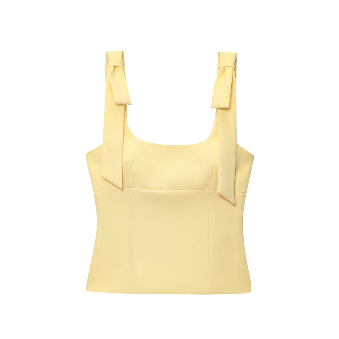 Julia | Bow-Strap Square Neck Top